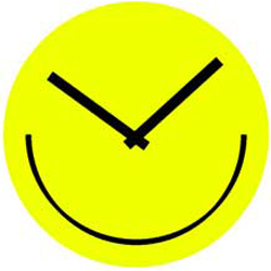 smiley clock